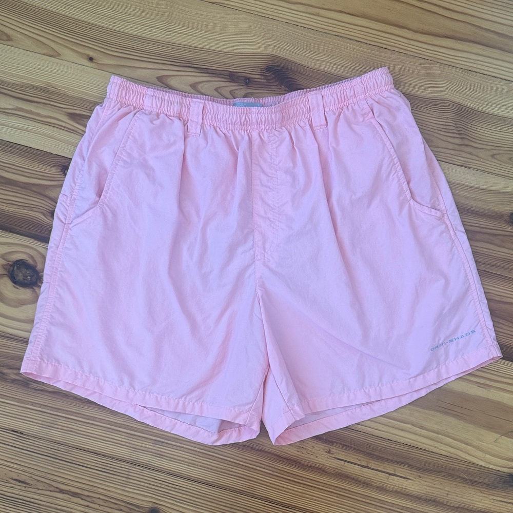Columbia PFG Men’s Coral Water Mesh Shorts Omni-Shade size Large 6” inseam